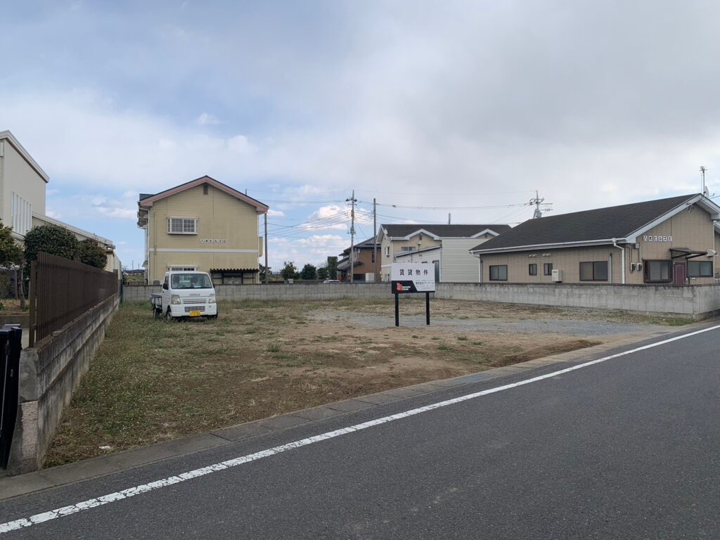 伊勢崎市　宮子町　貸地　賃料77,000円（税込み）　仲介